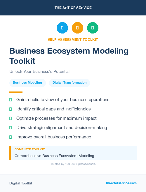 Business Ecosystem Modeling Toolkit
