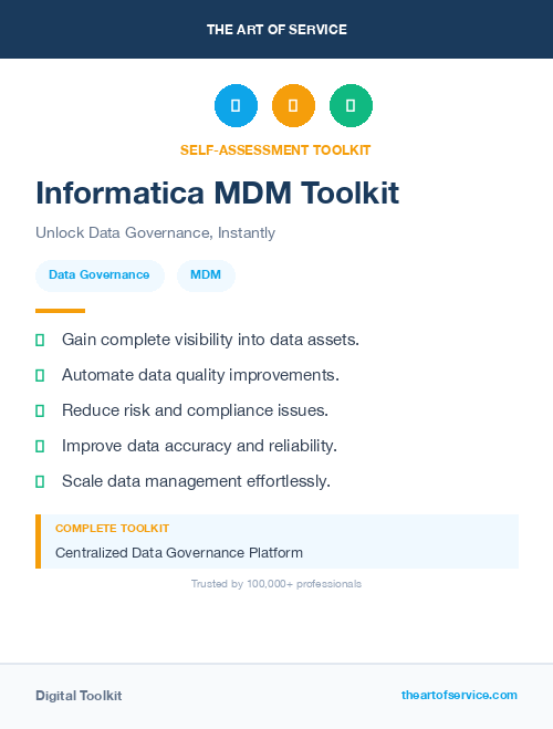 Informatica MDM Toolkit