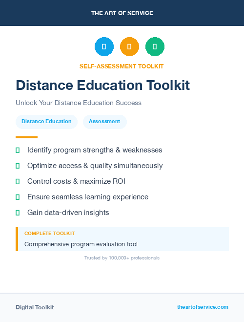 Distance Education Toolkit