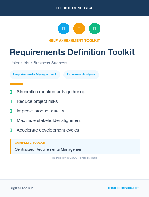 Requirements Definition Toolkit