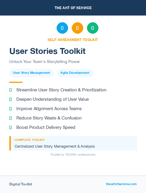 User Stories Toolkit