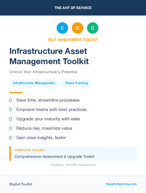 Infrastructure Asset Management Toolkit