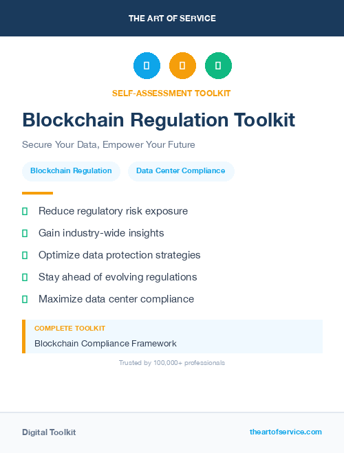Blockchain Regulation Toolkit