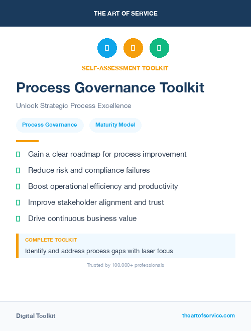 Process Governance Toolkit