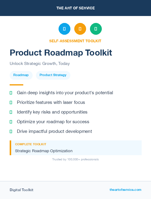 Product Roadmap Toolkit