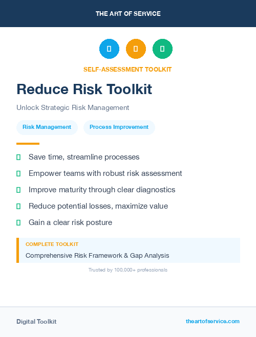 Reduce Risk Toolkit