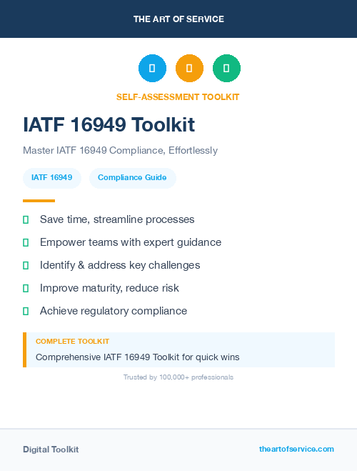 IATF 16949 Toolkit