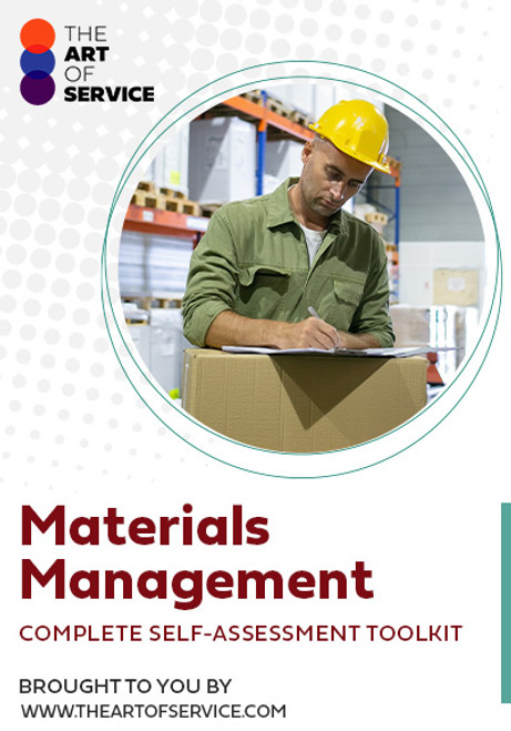 Materials Management Toolkit