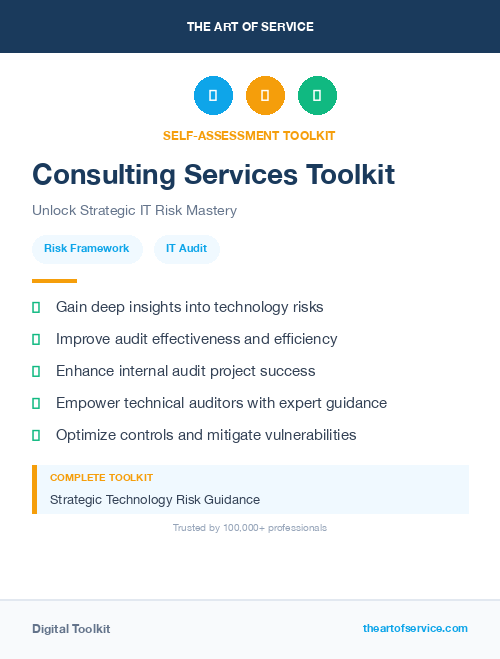 Consulting Services Toolkit