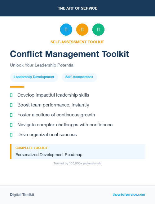 Conflict Management Toolkit