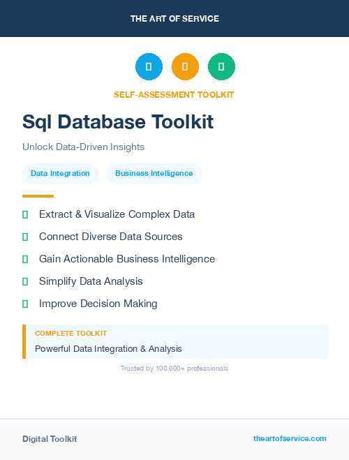 Sql Database Toolkit