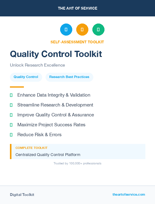 Quality Control Toolkit