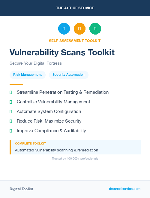 Vulnerability Scans Toolkit