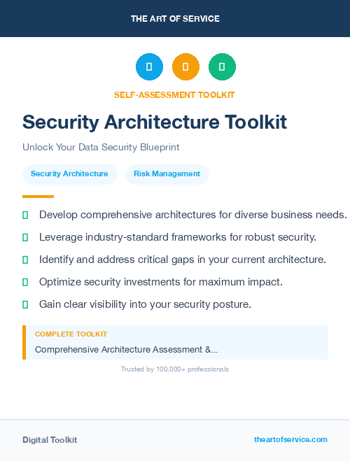 Security Architecture Toolkit