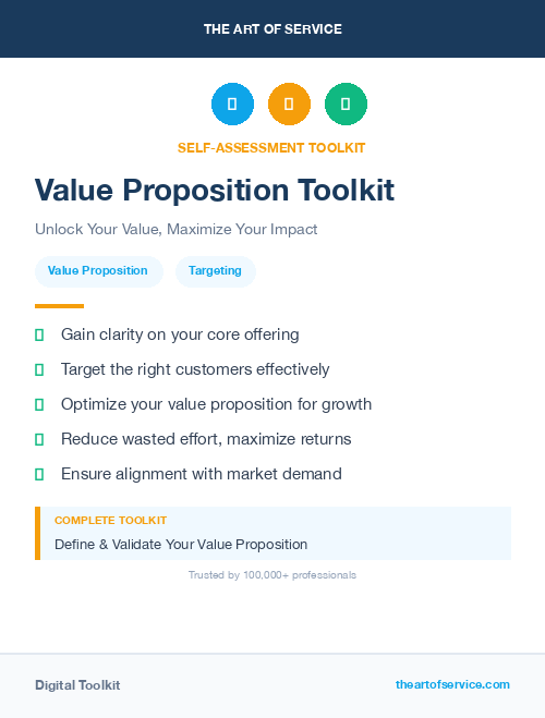 Value Proposition Toolkit