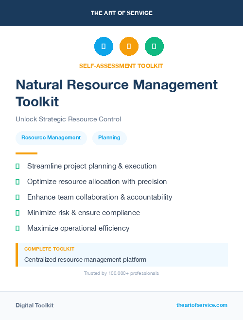 Natural Resource Management Toolkit