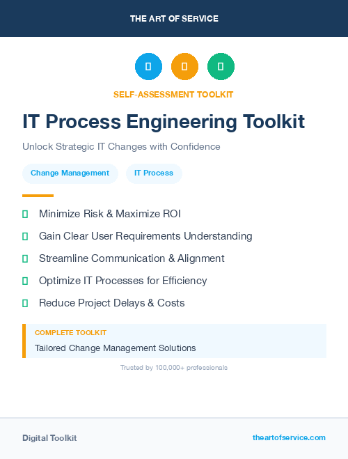 IT Process Engineering Toolkit