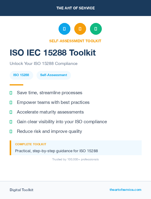 ISO IEC 15288 Toolkit