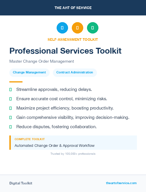 Professional Services Toolkit