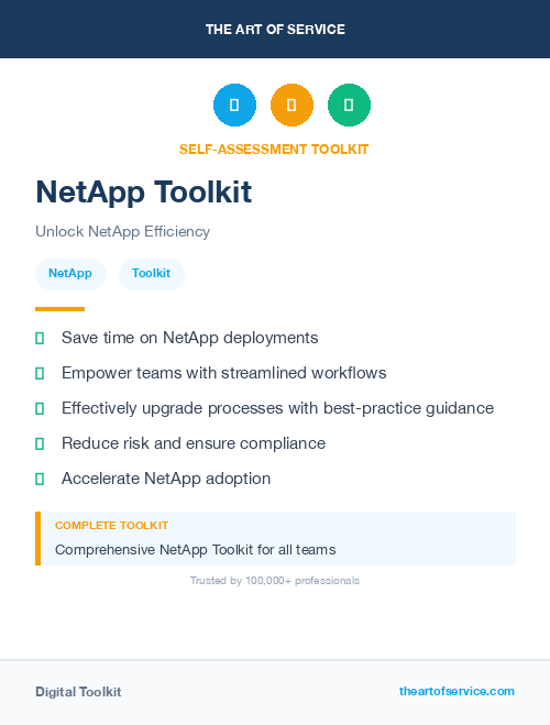NetApp Toolkit