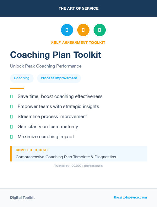 Coaching Plan Toolkit