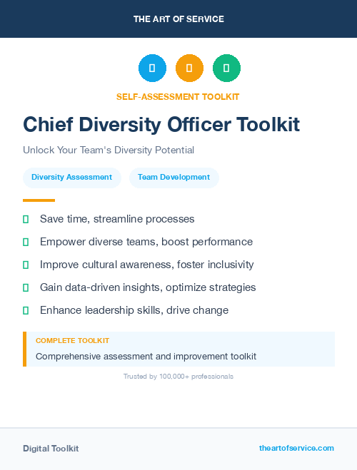Chief Diversity Officer Toolkit