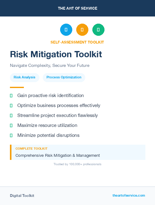 Risk Mitigation Toolkit