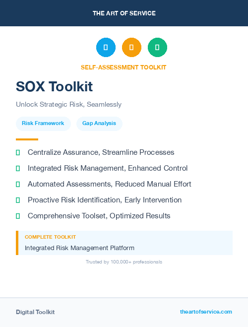 SOX Toolkit
