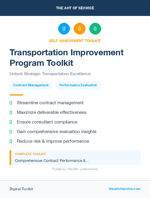 Transportation Improvement Program Toolkit