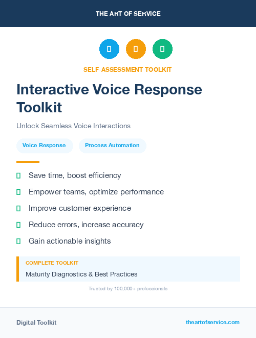 Interactive Voice Response Toolkit
