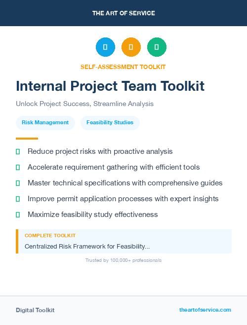Internal Project Team Toolkit