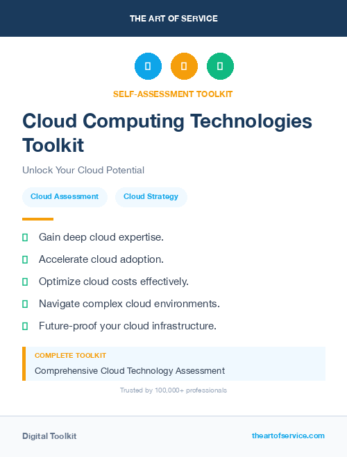 Cloud Computing Technologies Toolkit