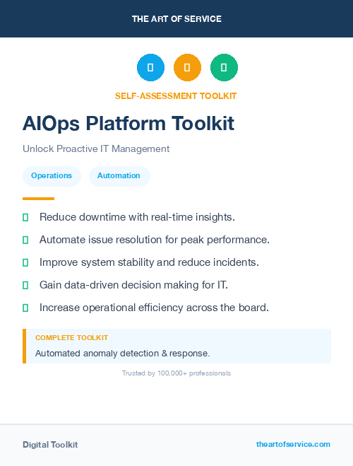 AIOps Platform Toolkit
