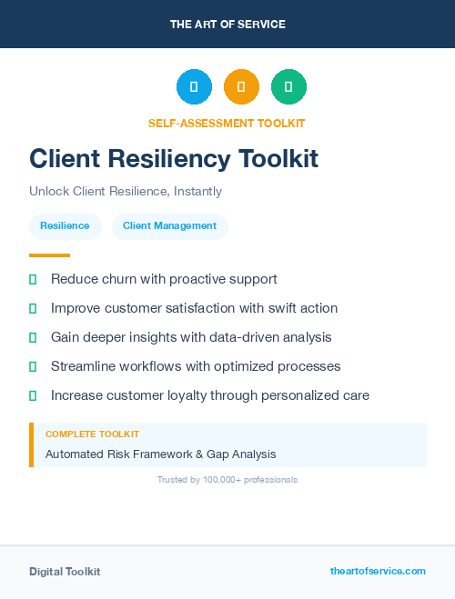 Client Resiliency Toolkit