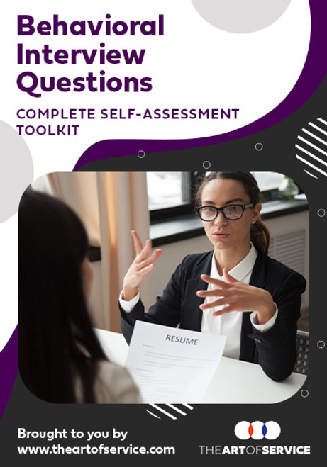 Behavioral Interview Questions Toolkit