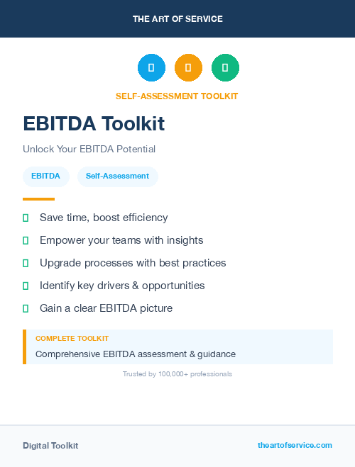 EBITDA Toolkit