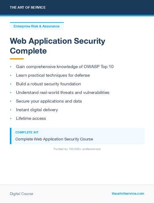 Web Application Security Complete Certification Kit - Core Series for IT