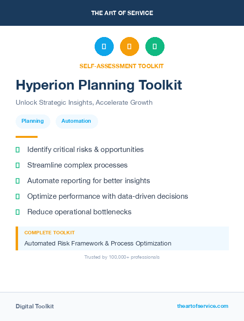 Hyperion Planning Toolkit