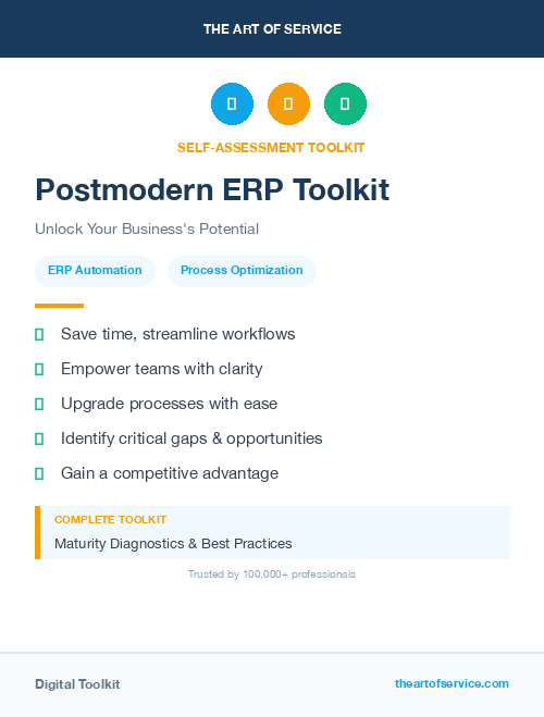 Postmodern ERP Toolkit