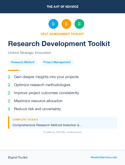 Research Development Toolkit