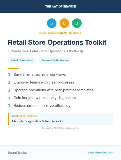 Retail Store Operations Toolkit