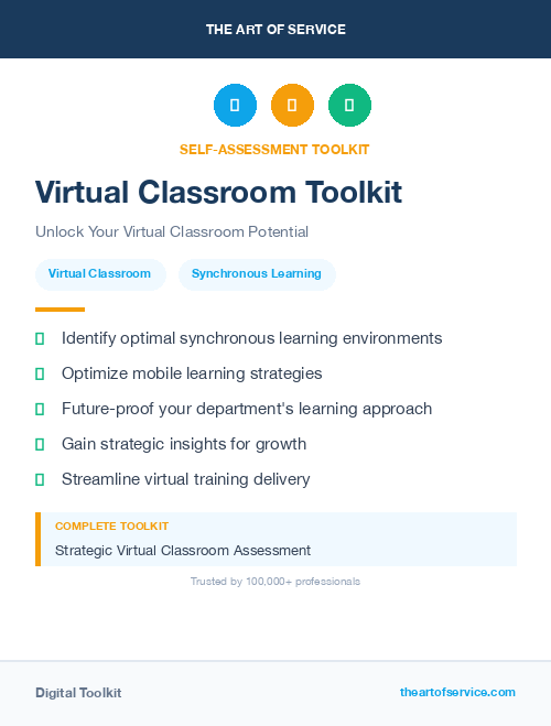 Virtual Classroom Toolkit