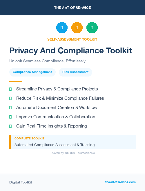 Privacy And Compliance Toolkit