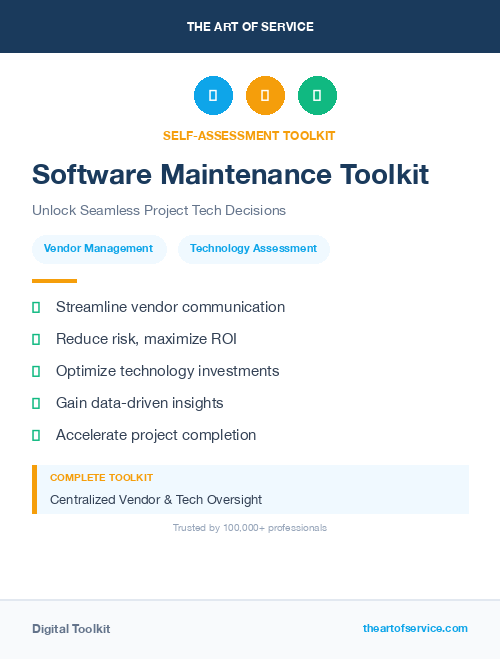 Software Maintenance Toolkit