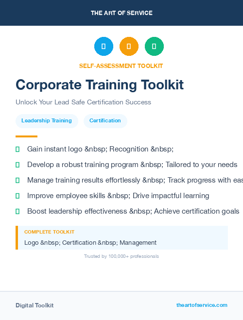 Corporate Training Toolkit