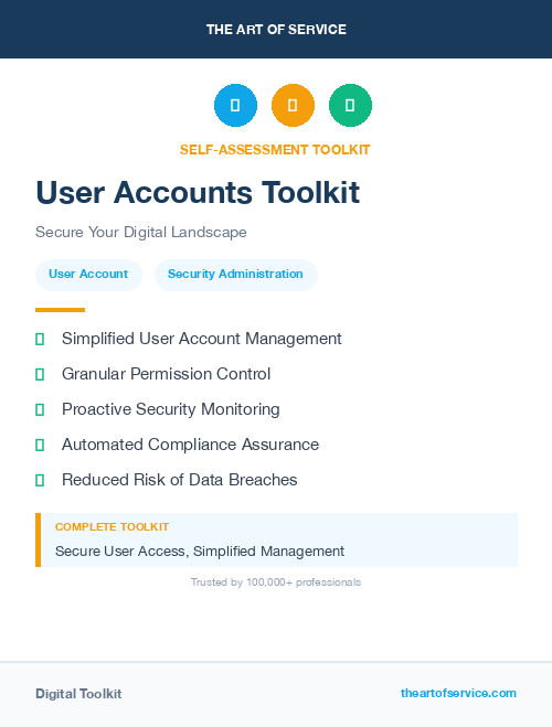 User Accounts Toolkit