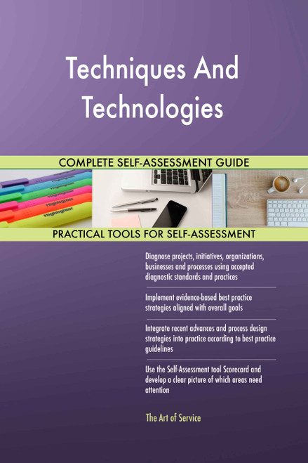 Techniques And Technologies Toolkit