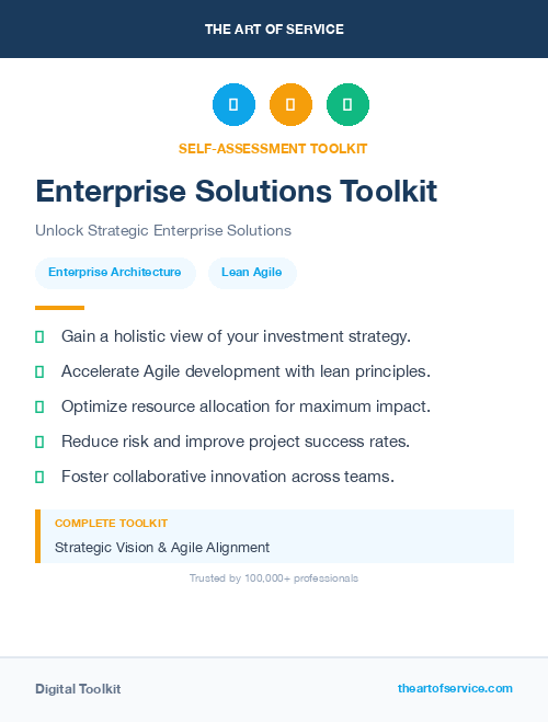 Enterprise Solutions Toolkit