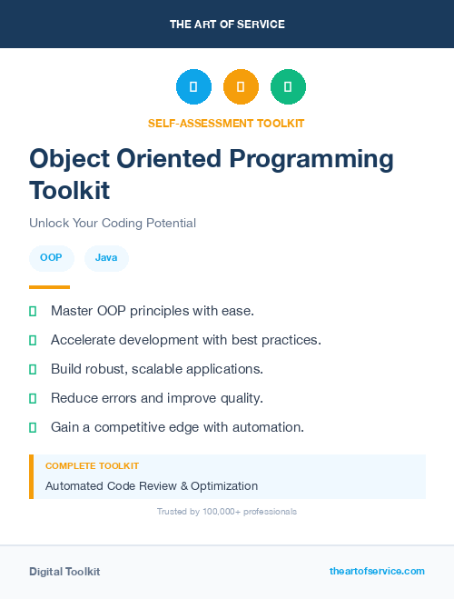 Object Oriented Programming Toolkit