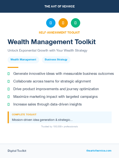 Wealth Management Toolkit